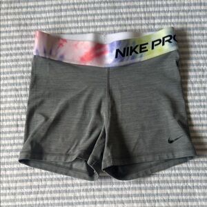 Nike Pro Women's Gray spandex Shorts